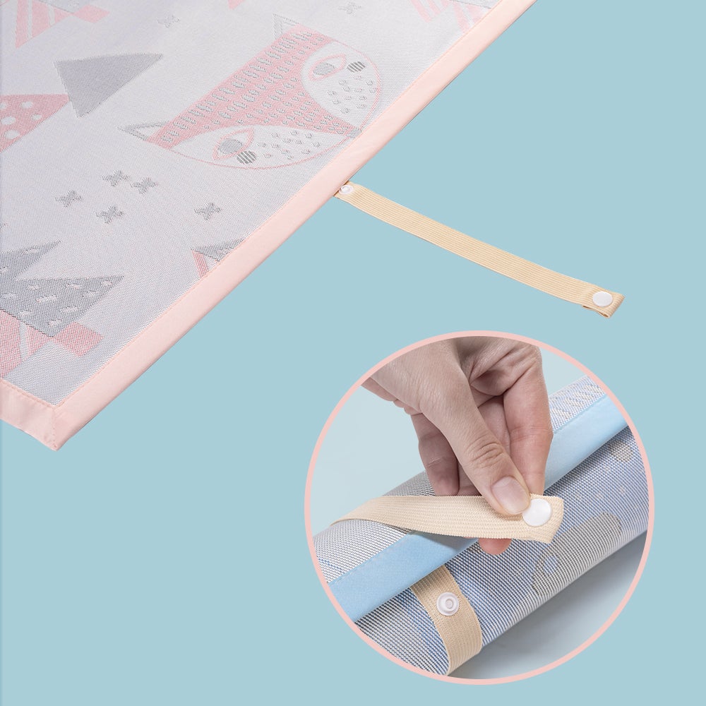 Sunveno Baby Mattress Protector Multipurpose Mat-Pink-L Unisex