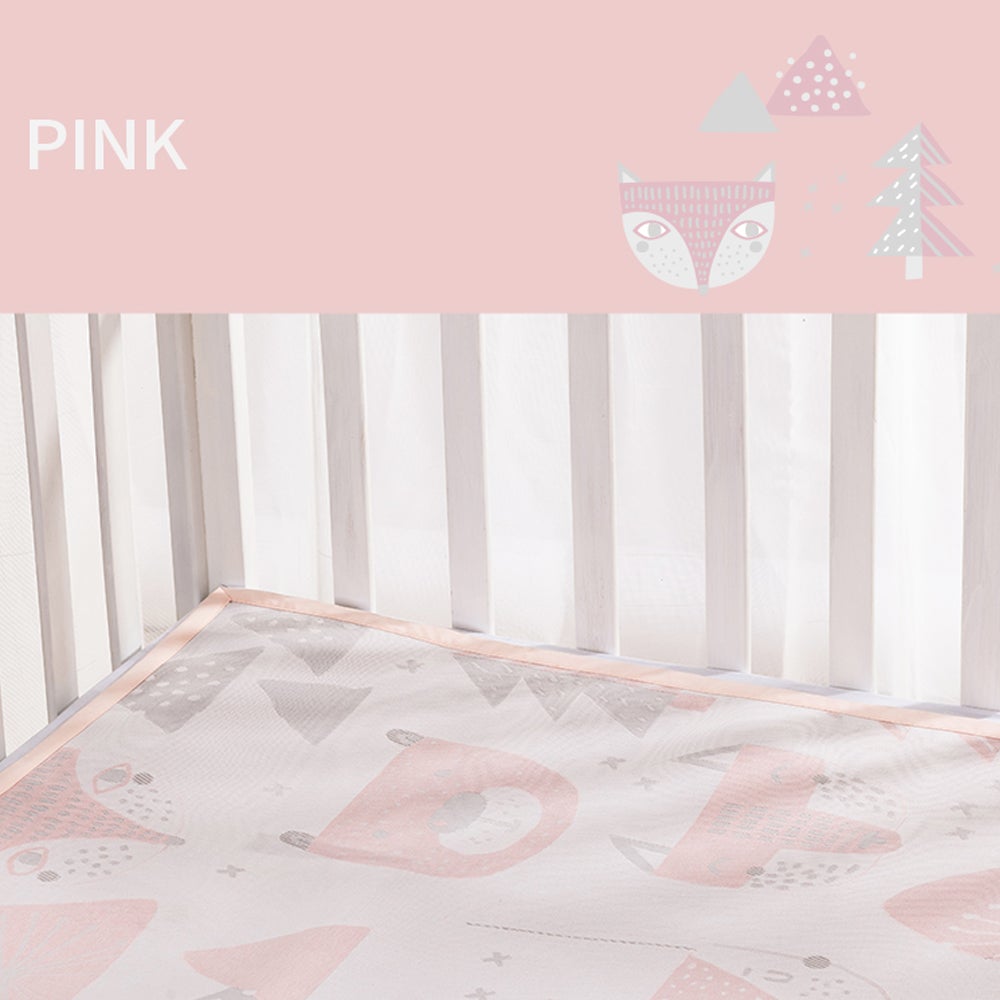 Sunveno Baby Mattress Protector Multipurpose Mat-Pink-L Unisex