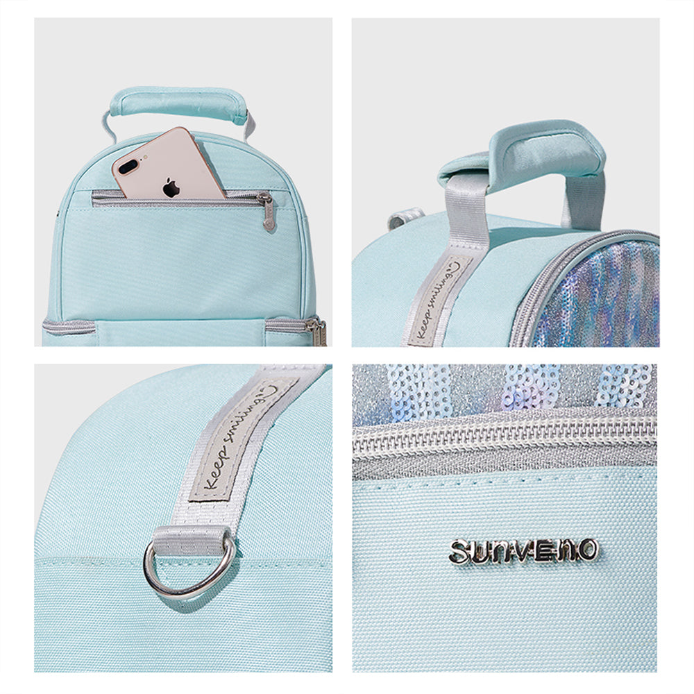 Sunveno Insulated Lunch Bag Sparkle Blue Age- Newborn to 36 Months