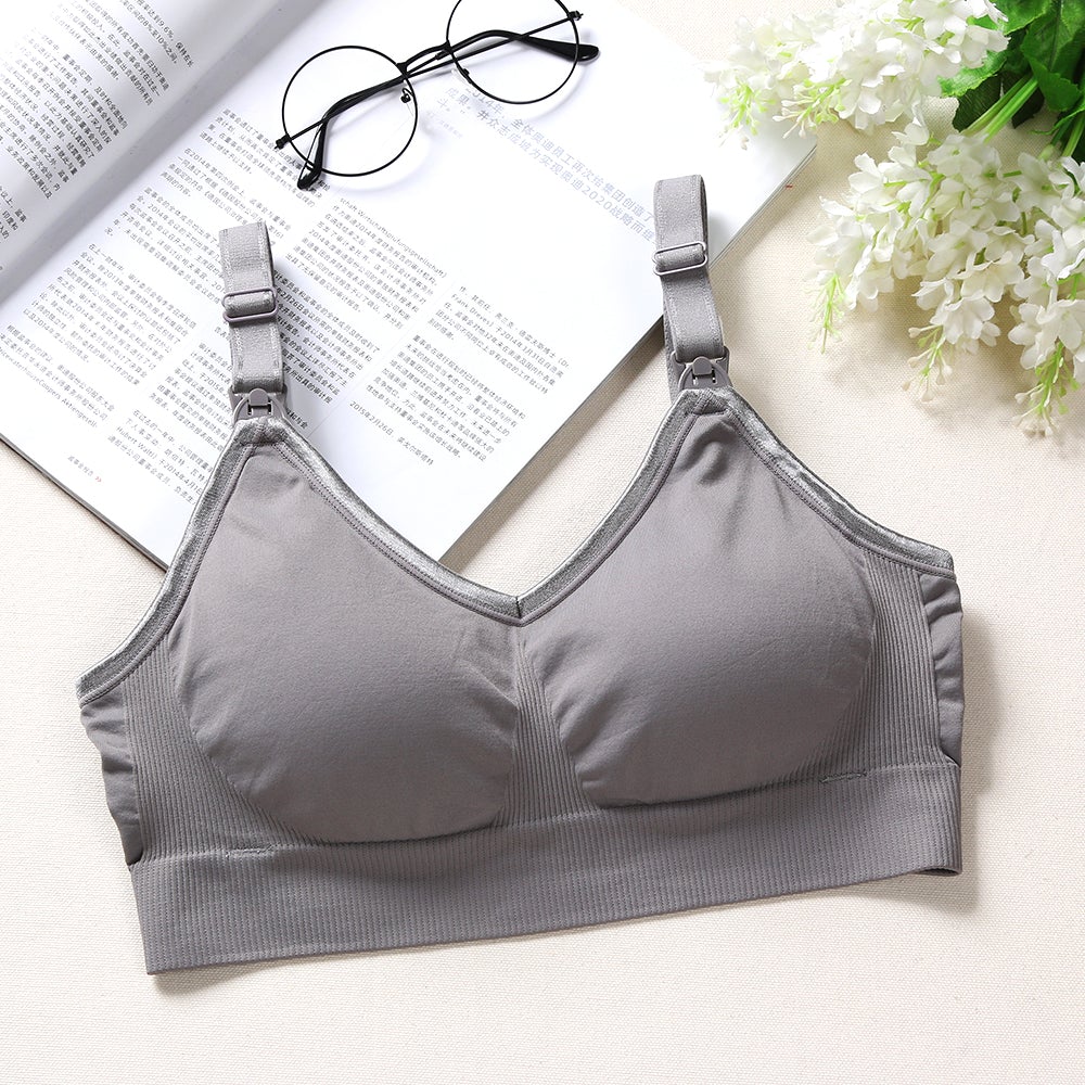 Sunveno Breastfeeding Nursing Bra - Grey 80B Girl