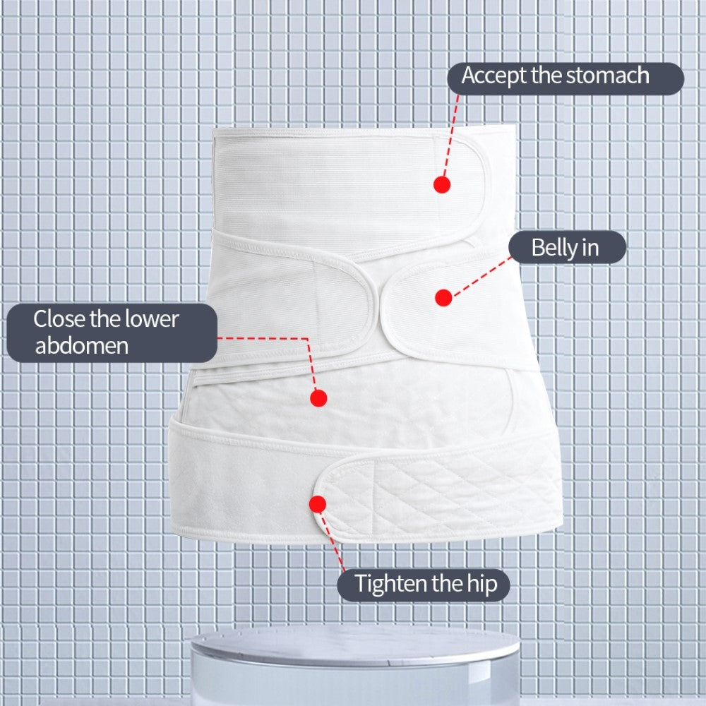 Sunveno Breathable Postpartum Abdominal Belt - M White for Moms