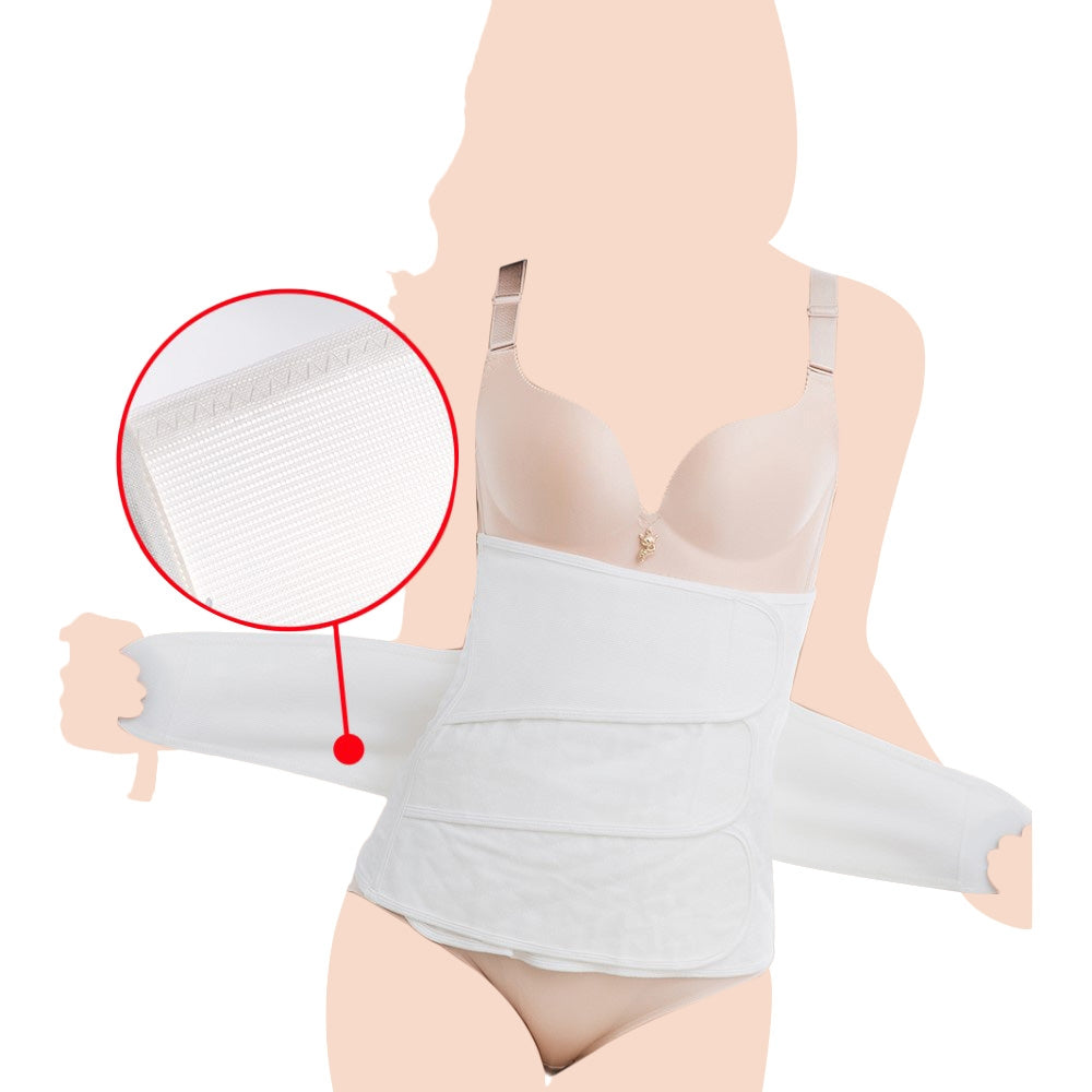Sunveno Breathable Postpartum Abdominal Belt - M White for Moms