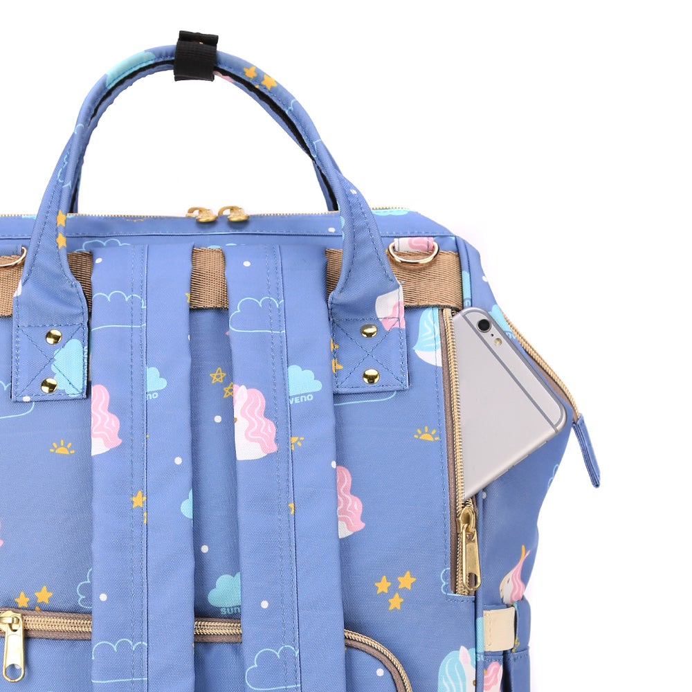 Sunveno Diaper Bag - Unicorn Blue Unisex