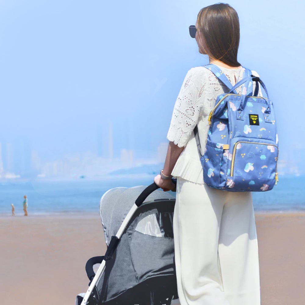 Sunveno Diaper Bag - Unicorn Blue Unisex