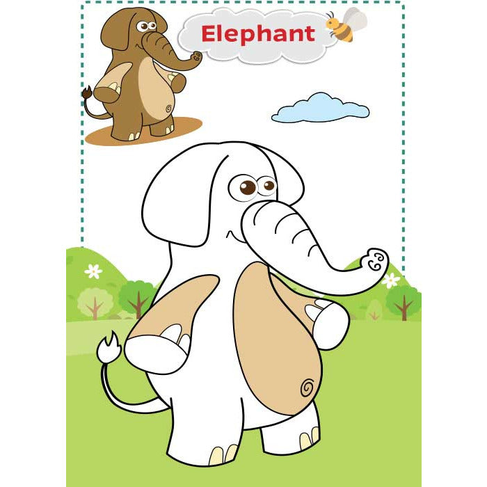 Super Jumbo Colouring Book Animal & Birds