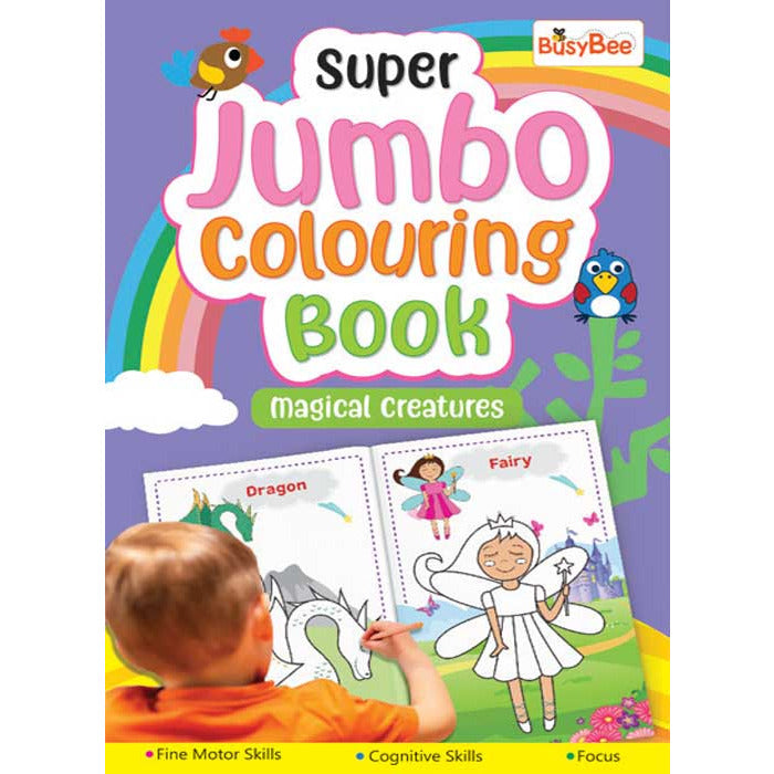 Super Jumbo Colouring Book (Magical Creature)