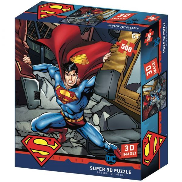 Superman Prime 3D DC Commics 500 Pieces Puzzle Age-6 Years & Above