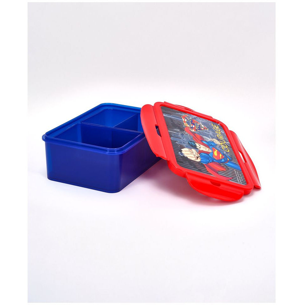 Superman Attack Plastic Lunch Box Age-4 Years & Above