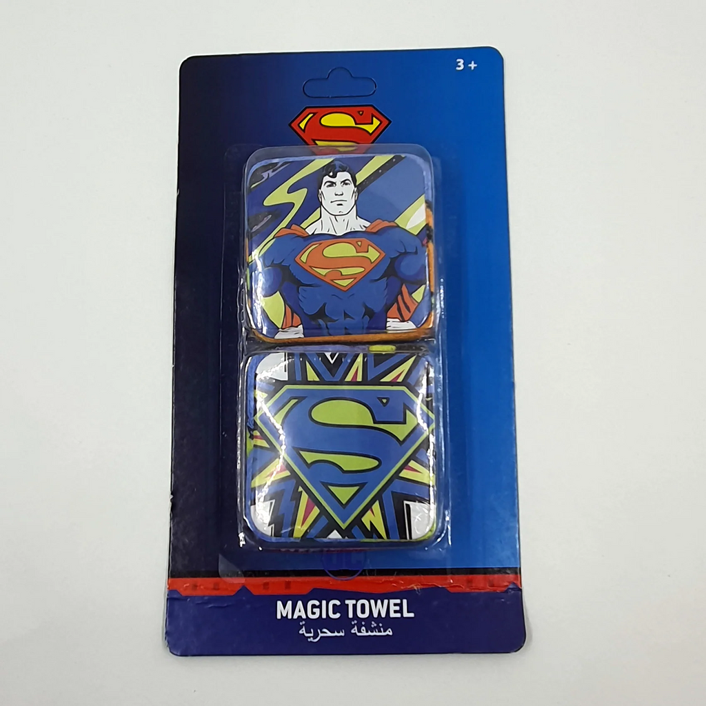 Warner Bros. Superman Expanding Magic Towels -Set Of 2 Kids