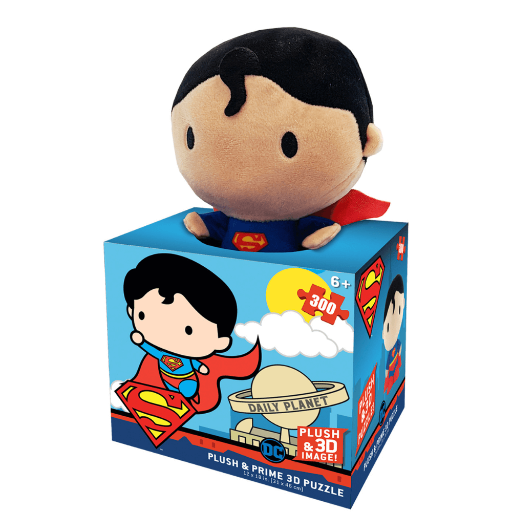 Superman 3D Puzzle with Plush Toy Multicolor Age-6 Years & Above
