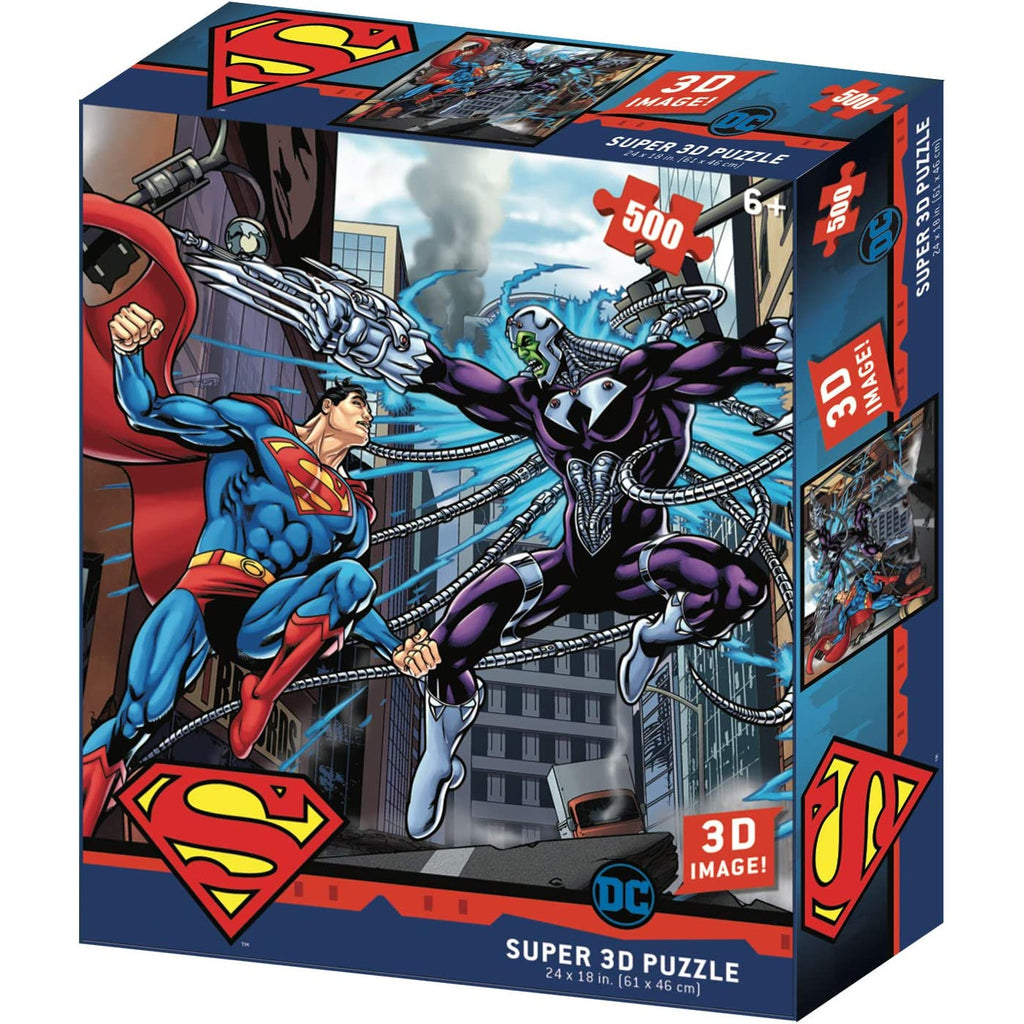 Superman Vs Electro 500 Pieces 3D Puzzles Age-6 Years & Above