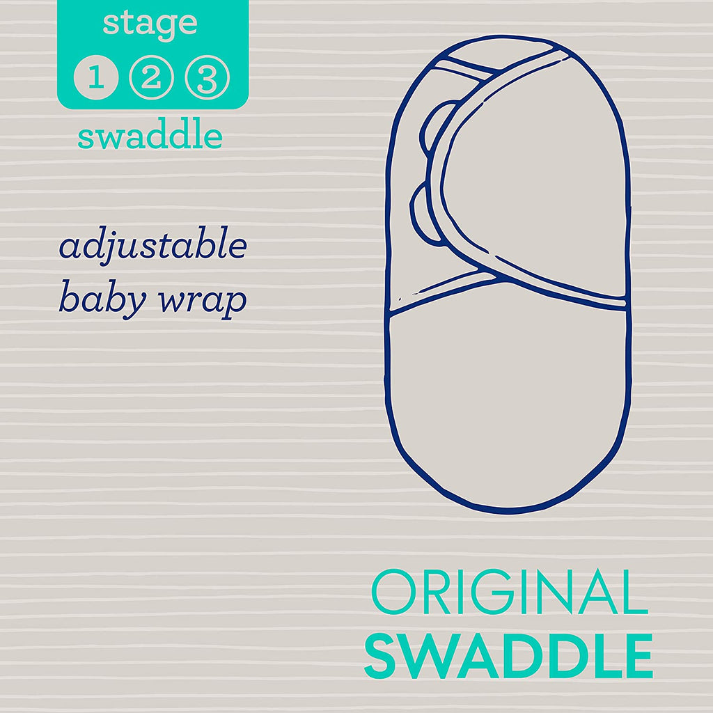Summer Infant Swaddleme® Original Swaddle – Size Large, 3-6 Months, 3-Pack (Graphic Car ) 0-3M