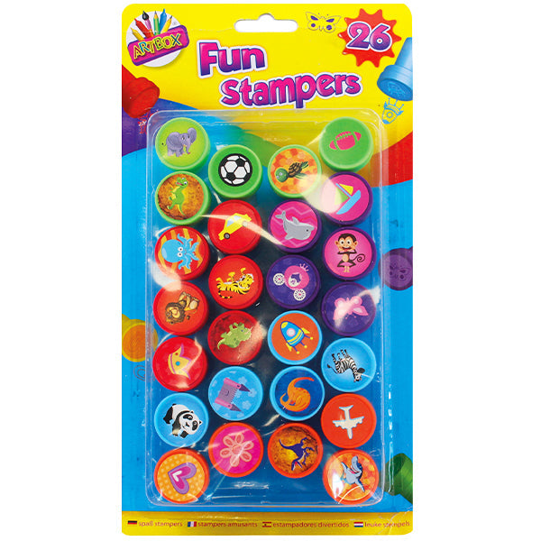 Artbox Assorted Fun Stampers 26 Pack Age-3 Years & Above
