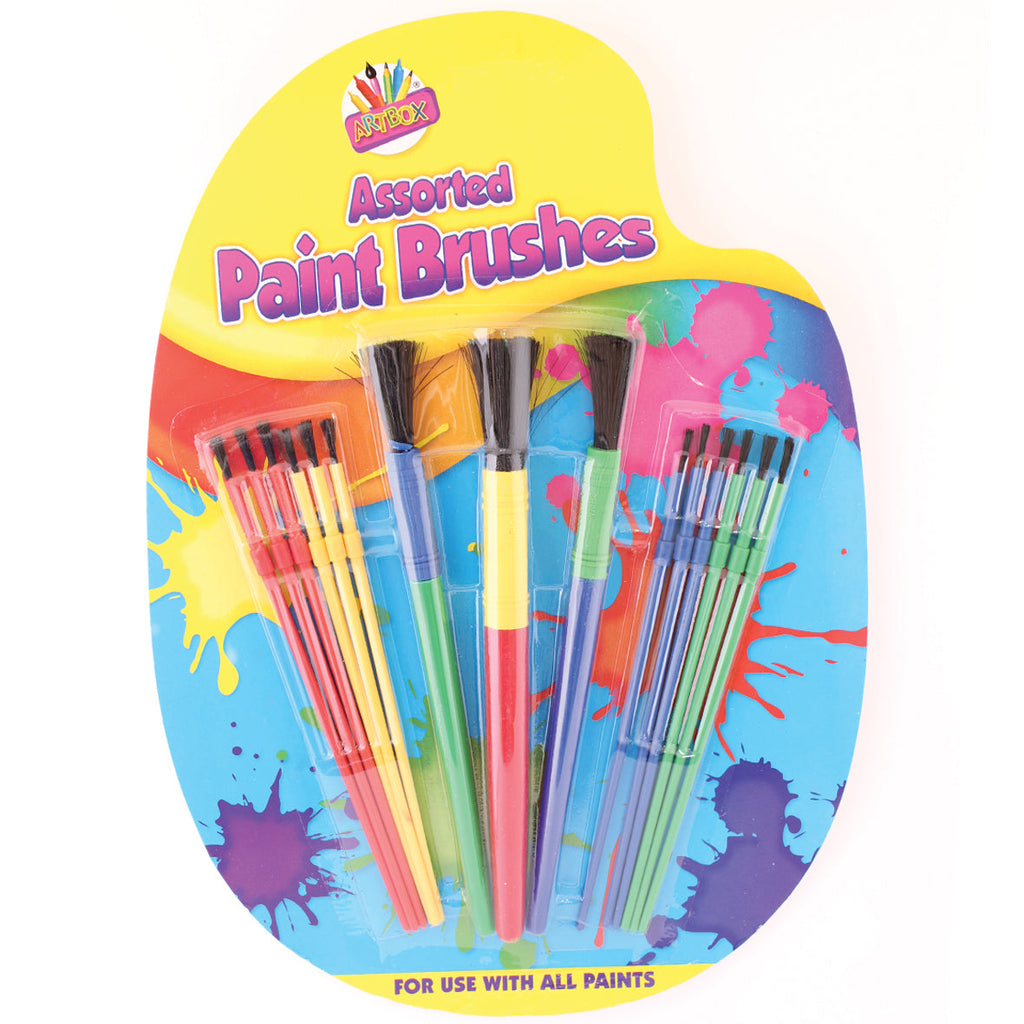 Artbox Paint Brushes Assorted 15 Pack Age-3 Years & Above