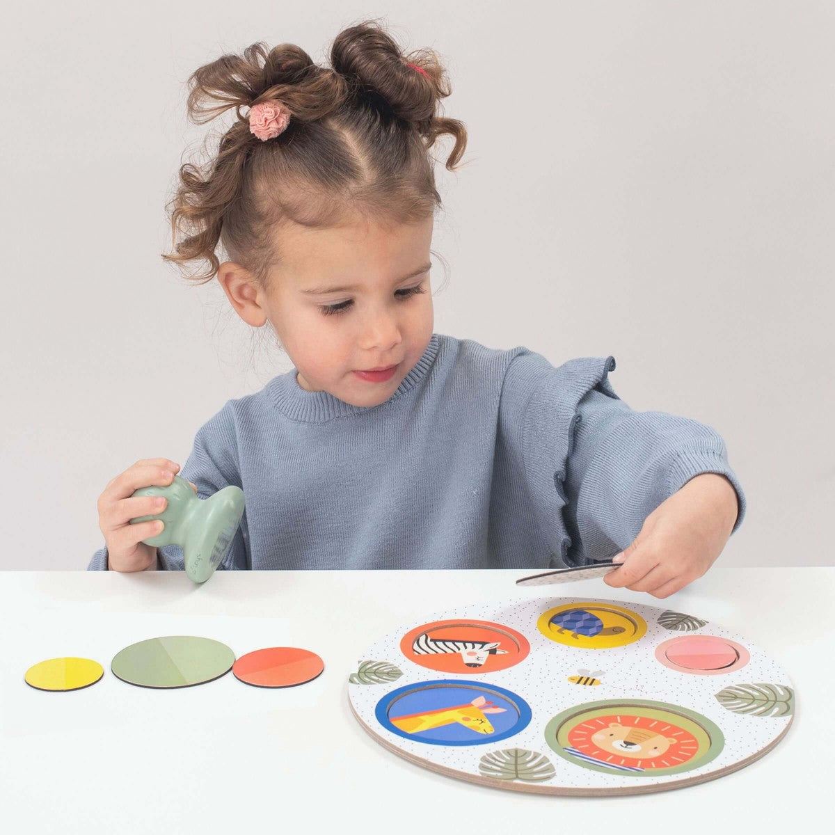 TAF Toys Magnetic Peek A Boo Puzzle Multicolor Age-18 Months To 36