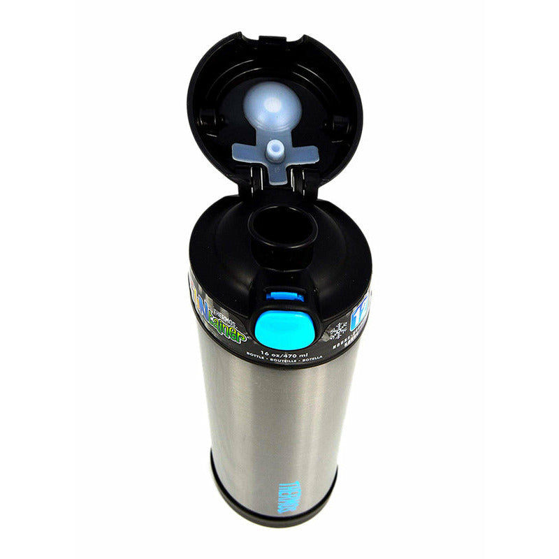 THERMOS®- Funtainer Stainless Steel Hydration Bottle 470ml Black Age-4 Years & Above