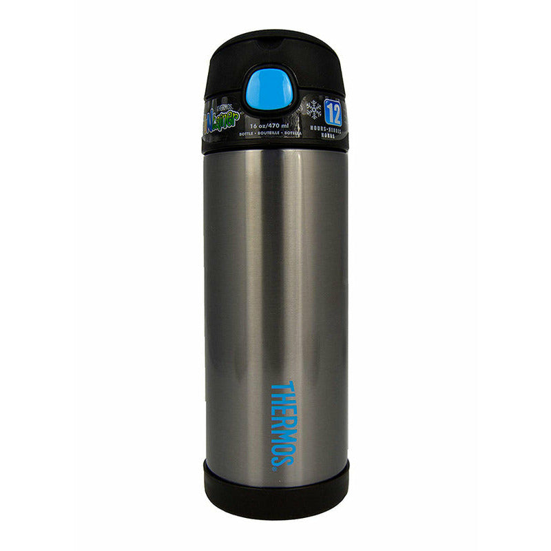 THERMOS®- Funtainer Stainless Steel Hydration Bottle 470ml Black Age-4 Years & Above