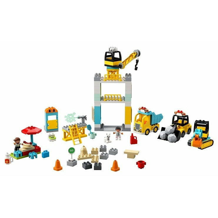Lego® Duplo® Tower Crane & Construction Playset 2Y+