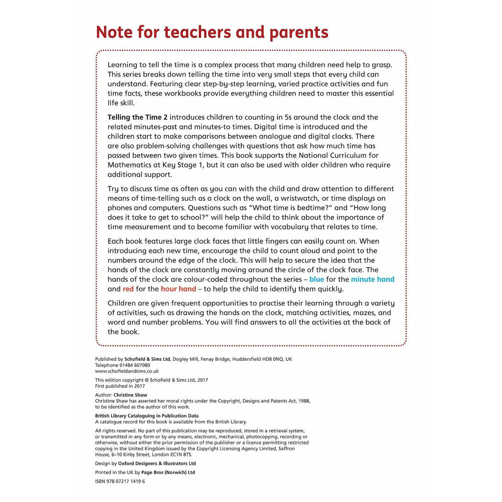 Telling the Time Book 2 (KS1 Maths, Ages 6-7)