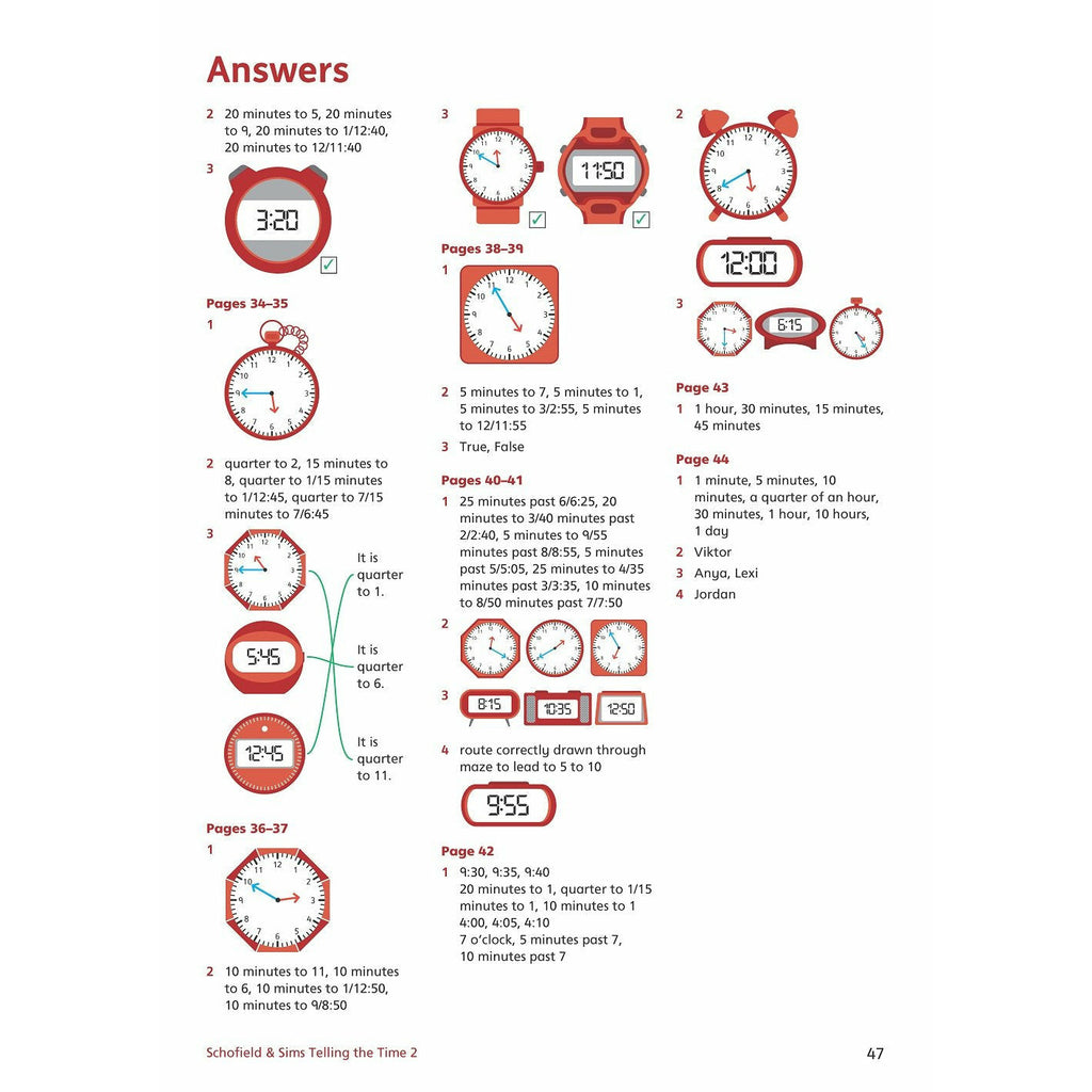 Telling the Time Book 2 (KS1 Maths, Ages 6-7)