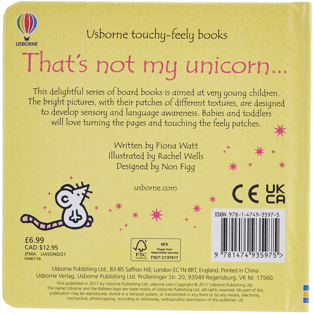 That's not my unicorn... by Fiona Watt