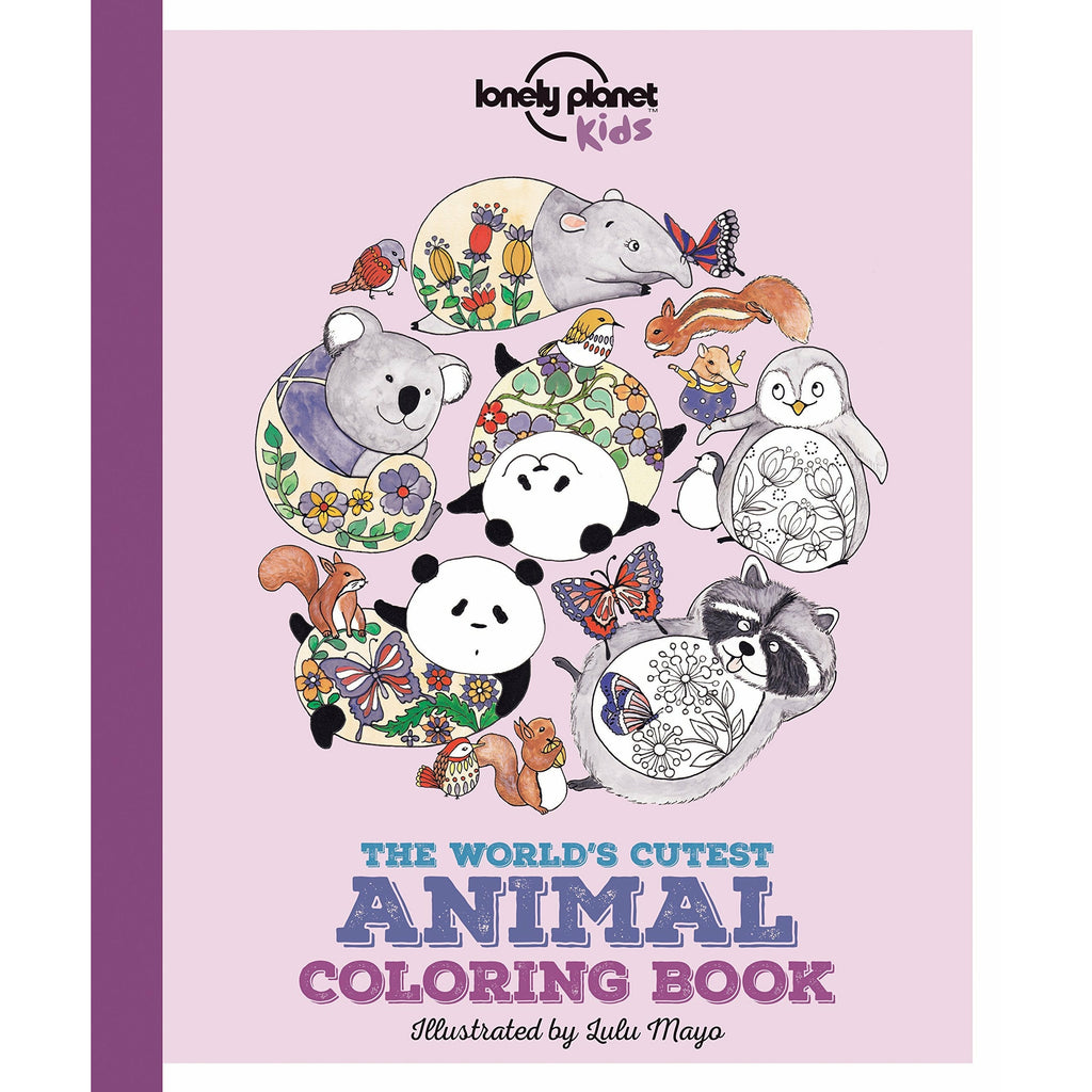 The World's Cutest Animal Colouring Boo Paperback