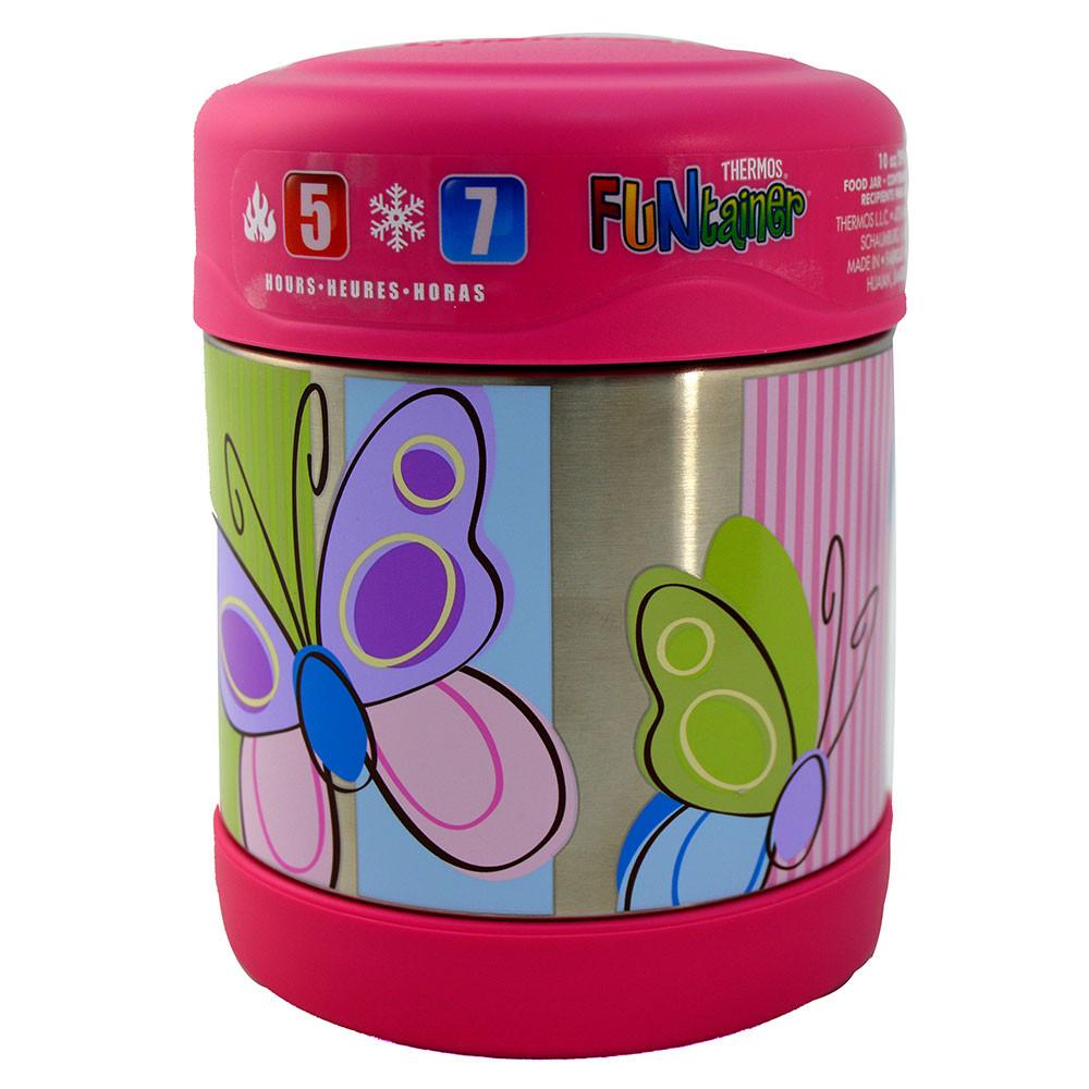 Thermos Funtainer Stainless Steel Food Jar Butterfly 290 Ml 4Y+
