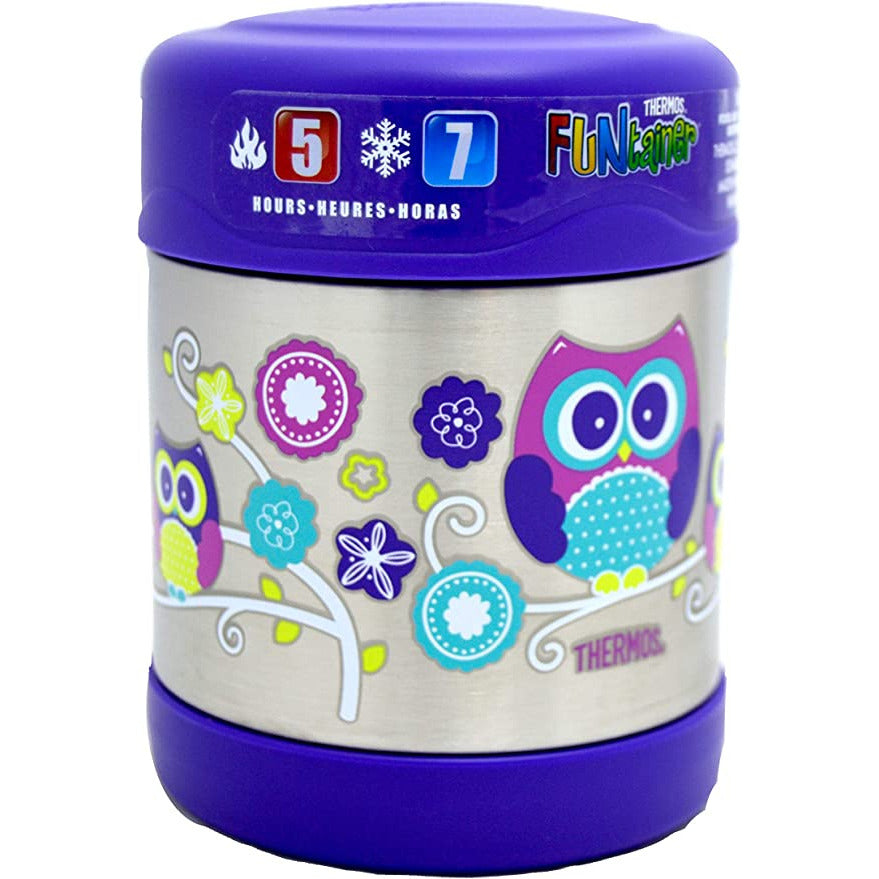 Thermos Funtainer Stainless Steel Food Jar Owl 290 Ml 4Y+
