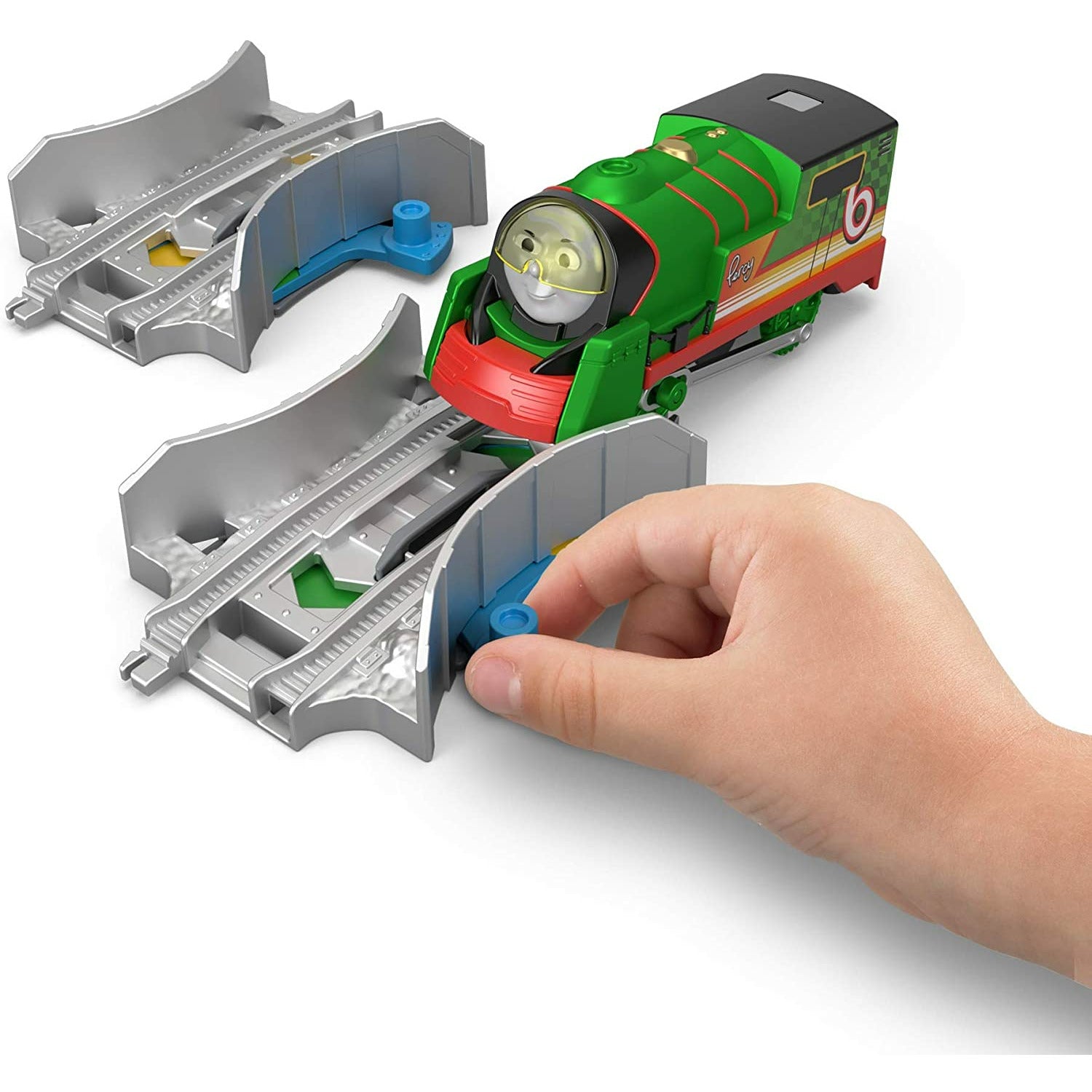 Thomas Friends TrackMaster Percy the Train Turbo Green Peekaboo
