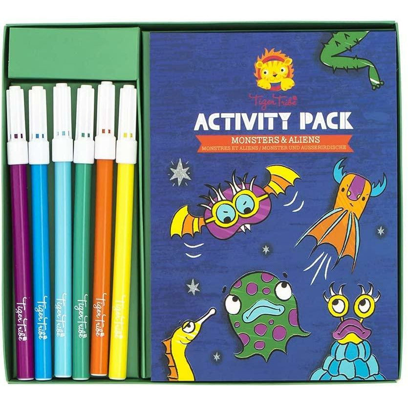Tiger Tribe Activity Pack - Monsters & Aliens Age 4Y+