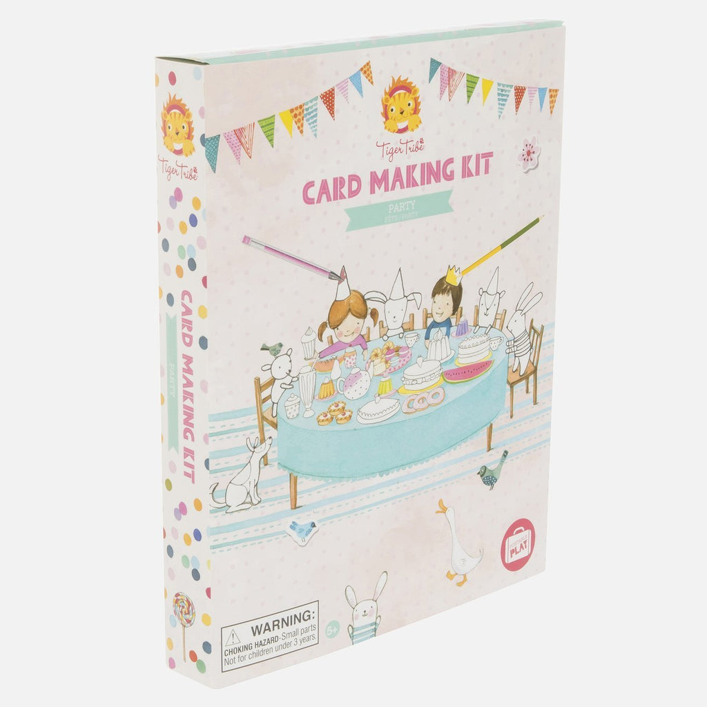 Tiger Tribe Card Making Kit - Party Age 5Y+