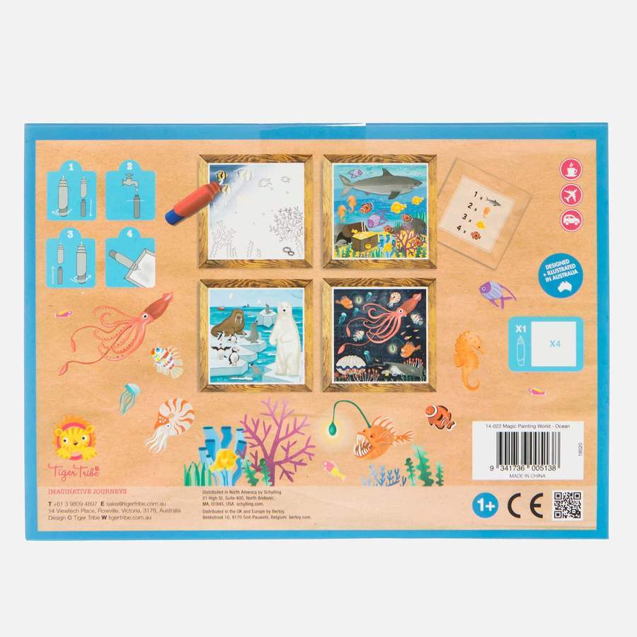 Tiger Tribe Magic Painting World - Ocean Age 1Y+
