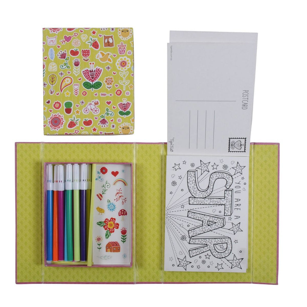 Tiger Tribe Postcard Kit - Friends Age 5Y+