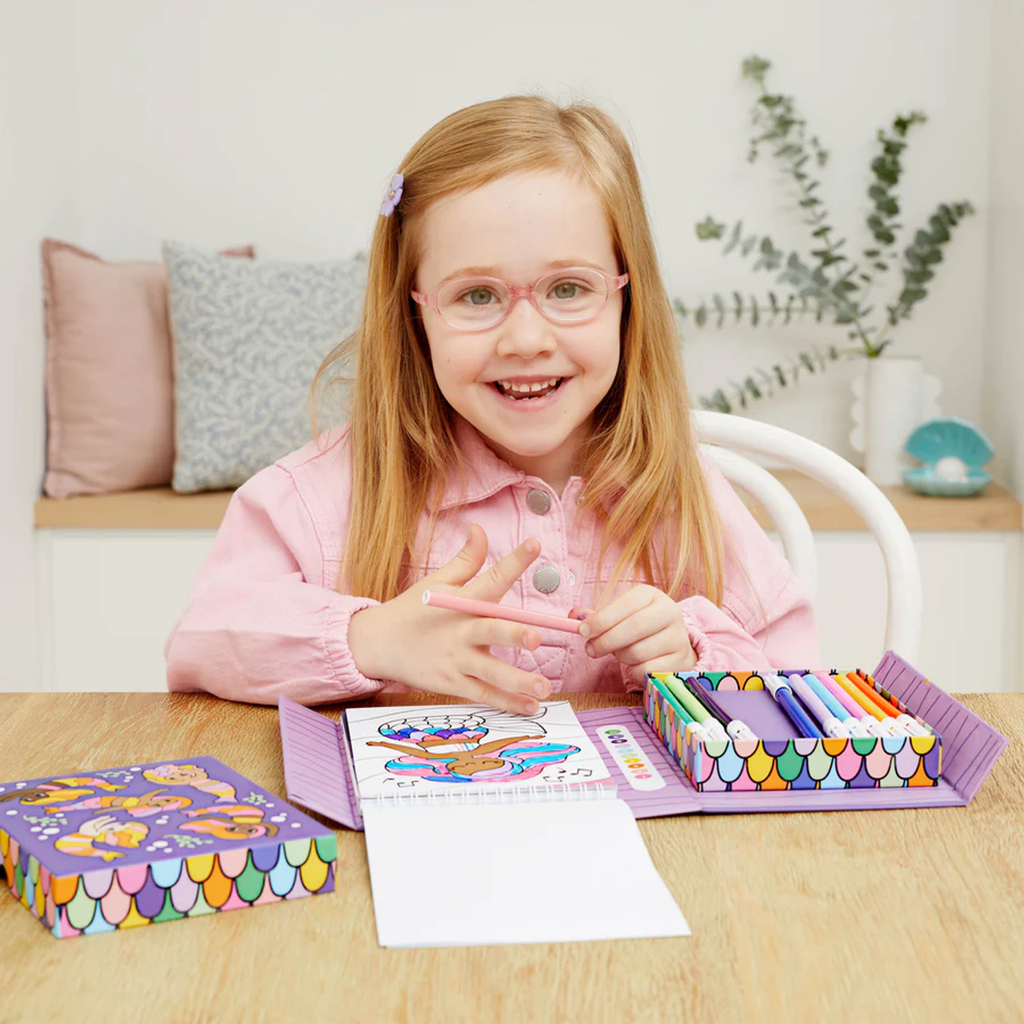 Tiger Tribe Colour by Numbers - Mermaids & Friends Multicolor Age-8 Years & Above