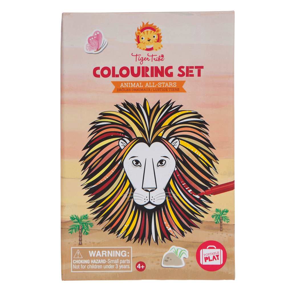 Tiger Tribe Colouring Set - Animal All-Stars Multicolor Age-3 Years & Above