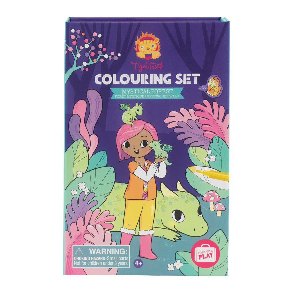 Tiger Tribe Colouring Set - Mystical Forest Multicolor Age-4 Years & Above