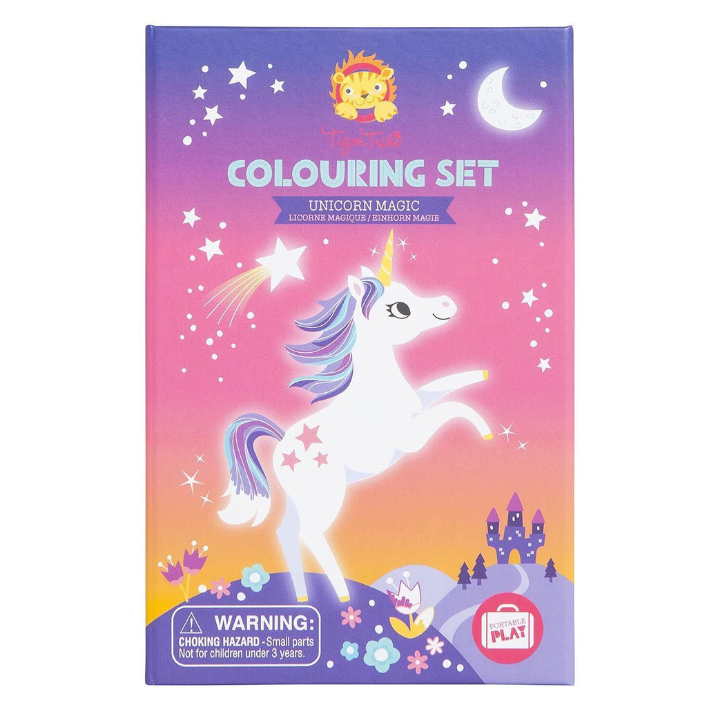 Tiger Tribe Colouring Set - Unicorn Magic Multicolor Age-3 Years & Above
