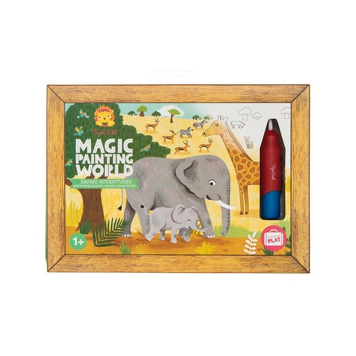 Tiger Tribe Magic Painting World - Safari Multicolor Age-3 Years & Above