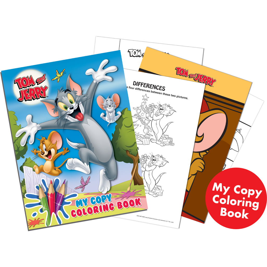 Tom And Jerry - Coloring Book A4 - Mod 35 Age-5 Years & Above