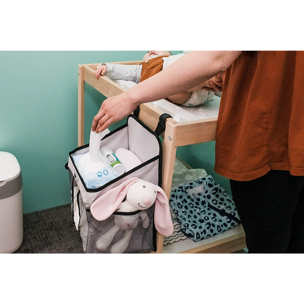Tommee Tippee - Nappy Organizer Diaper Caddy Grey Age-Newborn & Above