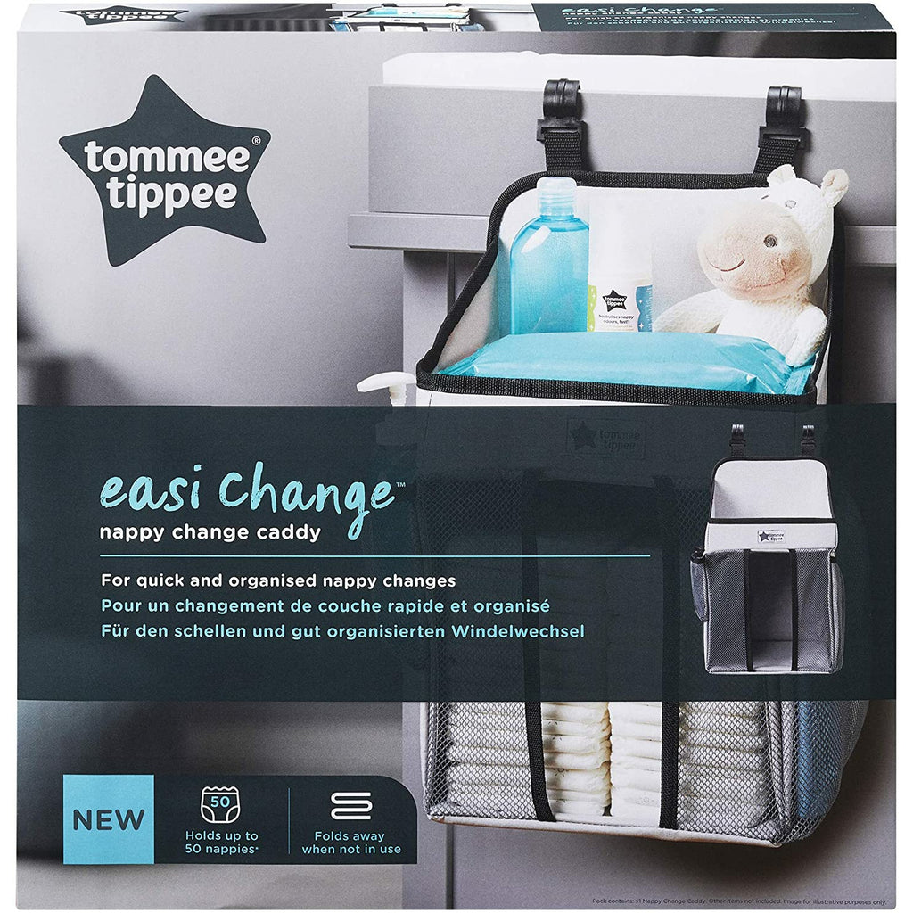 Tommee Tippee - Nappy Organizer Diaper Caddy Grey Age-Newborn & Above