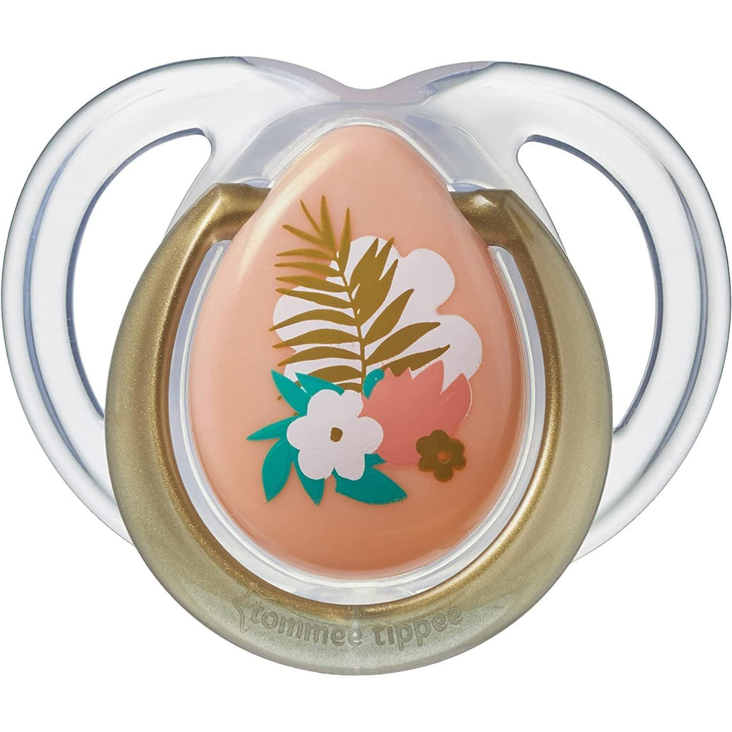 Tommee Tippee 2X Moda Soothers for Girls Multicolour Age Newborn to 6 Months