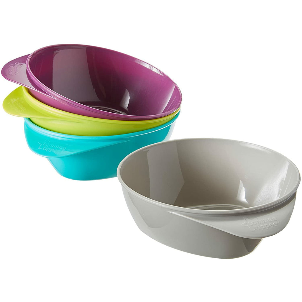 Tommee Tippee Feeding Bowls 4 Pack 7m+