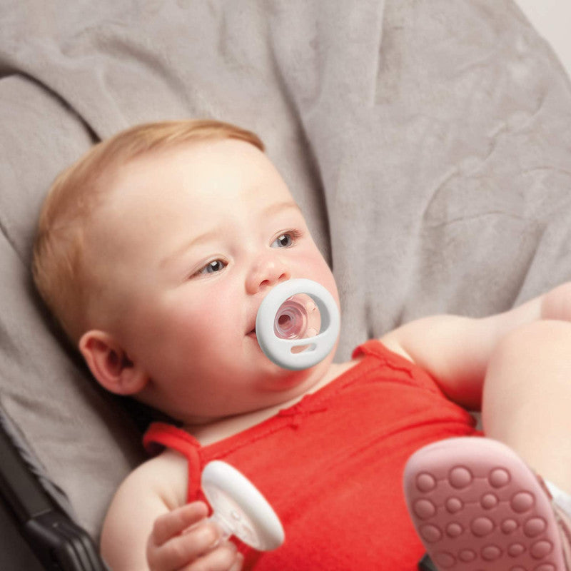 Tommee Tippee Breast Like Soother Night Yellow/Gray Age- Newborn to 6 Months