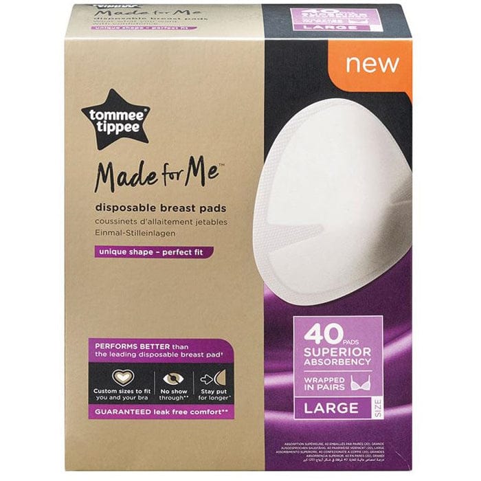 Tommee Tippee Breast Pads 40 Pack-Large