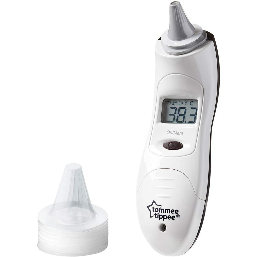 Tommee Tippee Closer to Nature Digital Ear Thermometer Hygiene Covers x40 Clear Age-Newborn & Above