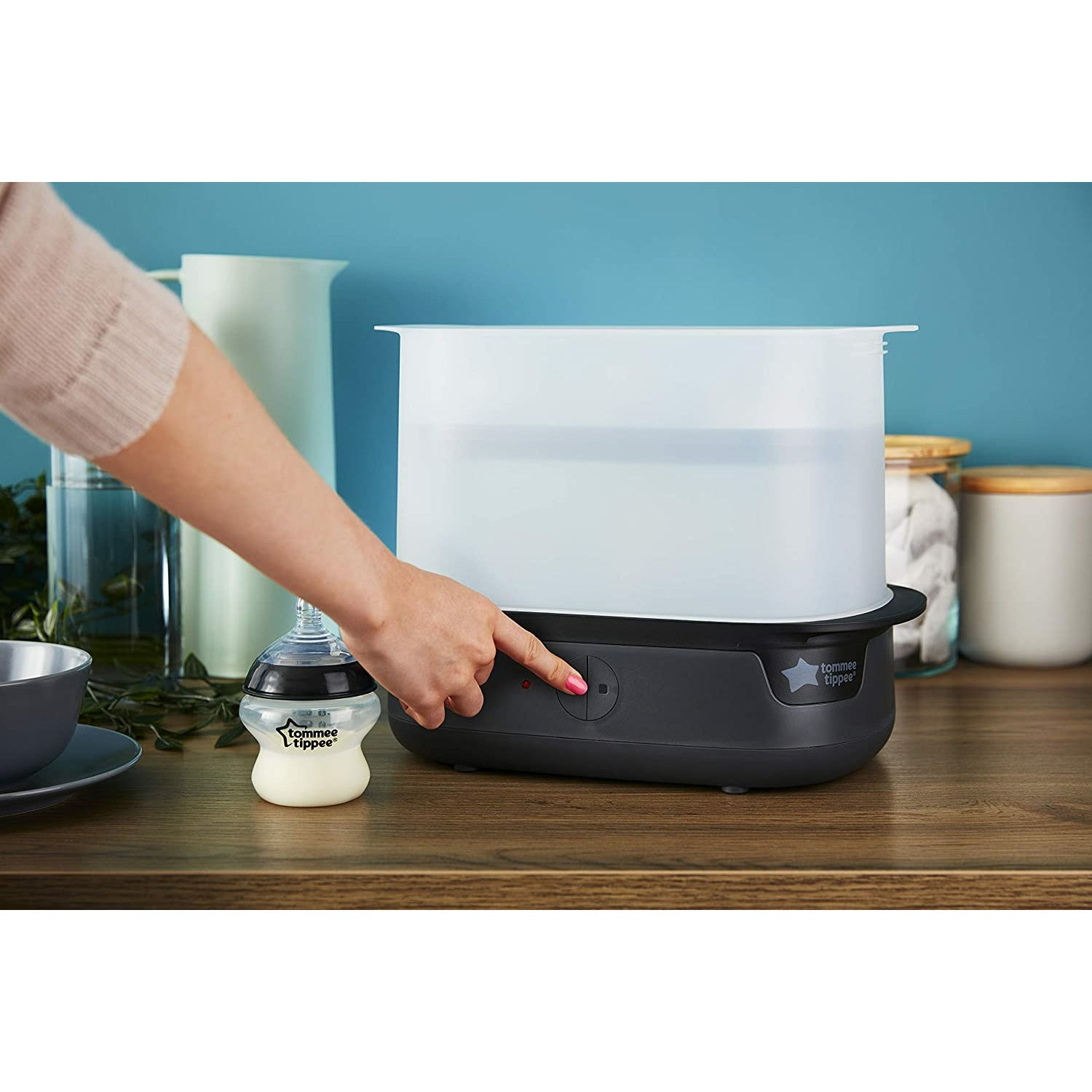 Tommee tippee electric steriliser hot sale black