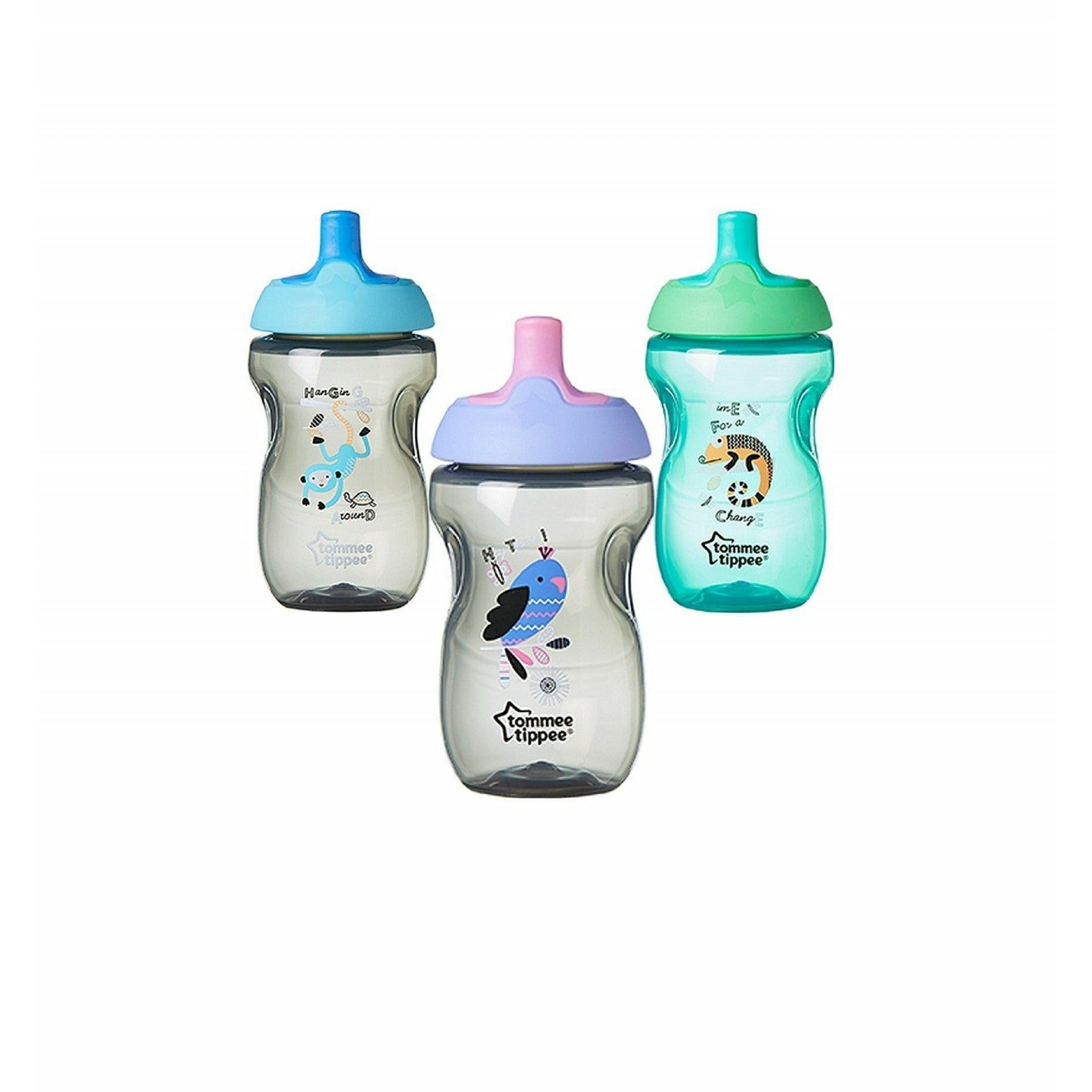Tommee Tippee Explora Sports Bottle 300ml 12m Peekaboo