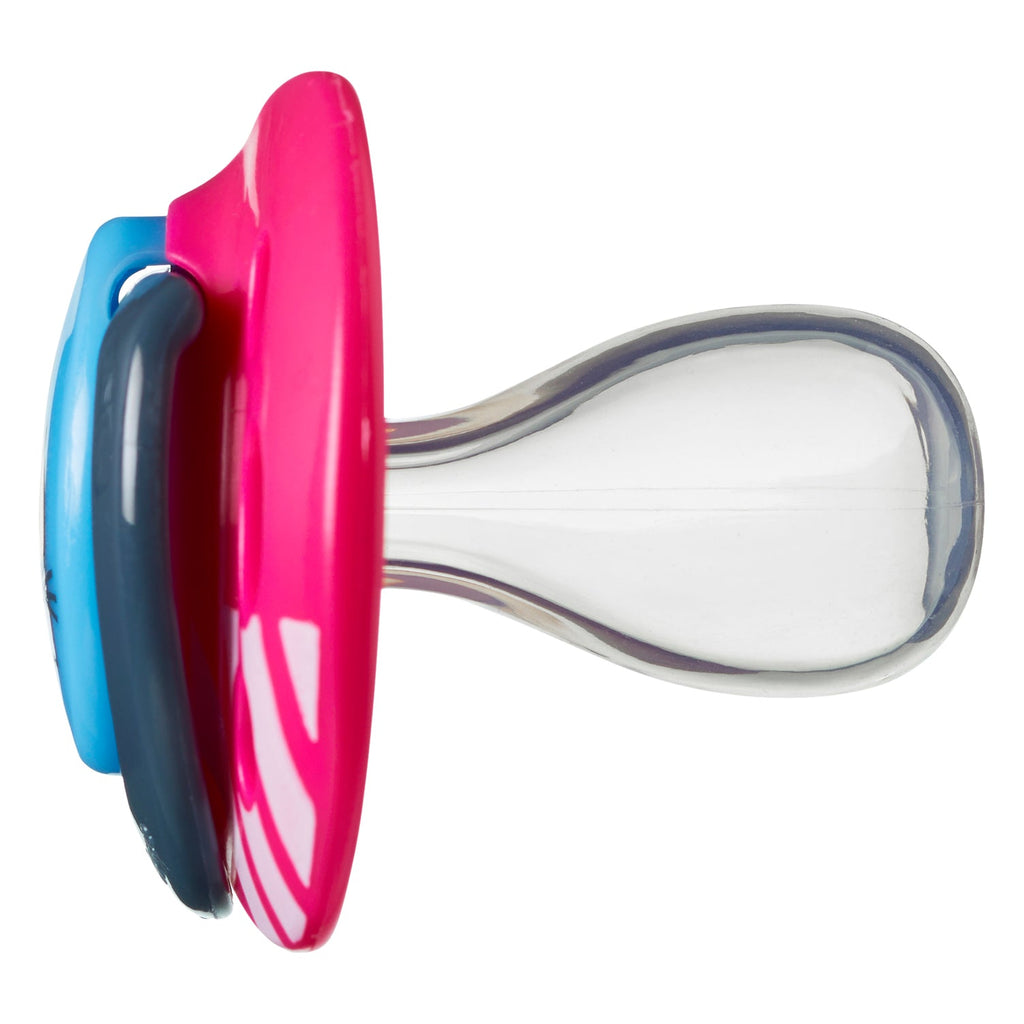 Tommee Tippee Fun Style Soother, Pack Of 2 Girls Multicolour Age 18 Months to 36 Months