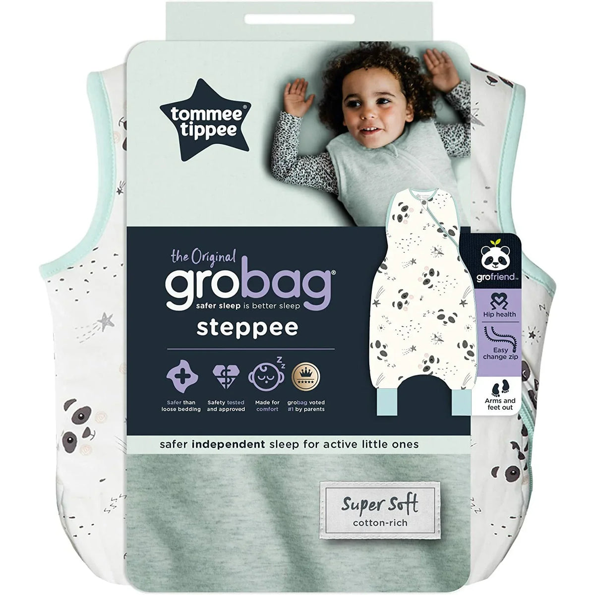 Tommee Tippee Grobag Steppee 1 TOG Little Pip 6-18m White Age-6-18 ...